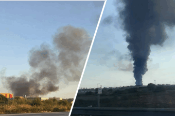 Nuovo incendio alla Ecomac di Augusta