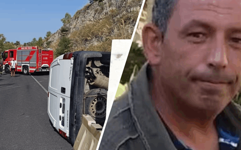 Si ribalta il furgone: giarratanese perde la vita