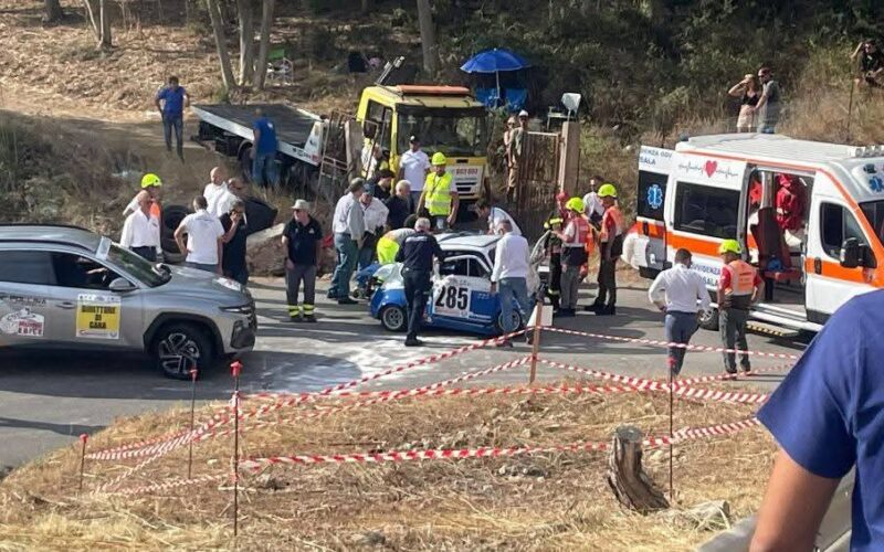 Si schianta alla cronoscalata Monte Erice: pilota in ospedale