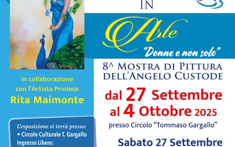 VIII Mostra dell’Angelo Custode, inaugurata “Priolo in Arte, Donne e non solo”