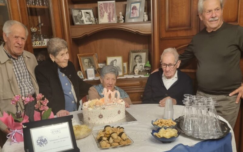 Celebrati i cento anni della palazzolese Sebastiana Candelo