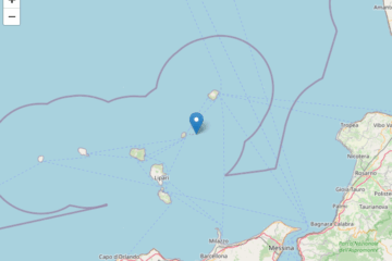 Terremoto di magnitudo 2.9 zona: Isole Eolie