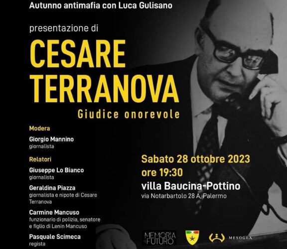 “Cesare Terranova, il giudice che sfidò la mafia”