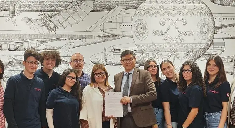 Rinnovata la convenzione tra Airgest e l’Istituto “Leonardo da Vinci” di Trapani
