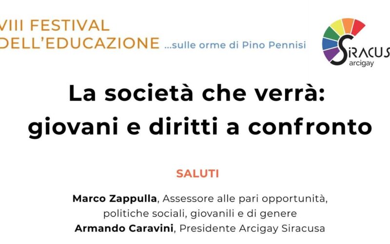 Siracusa,  VIII Festival dell’Educazione all’ Urban Center