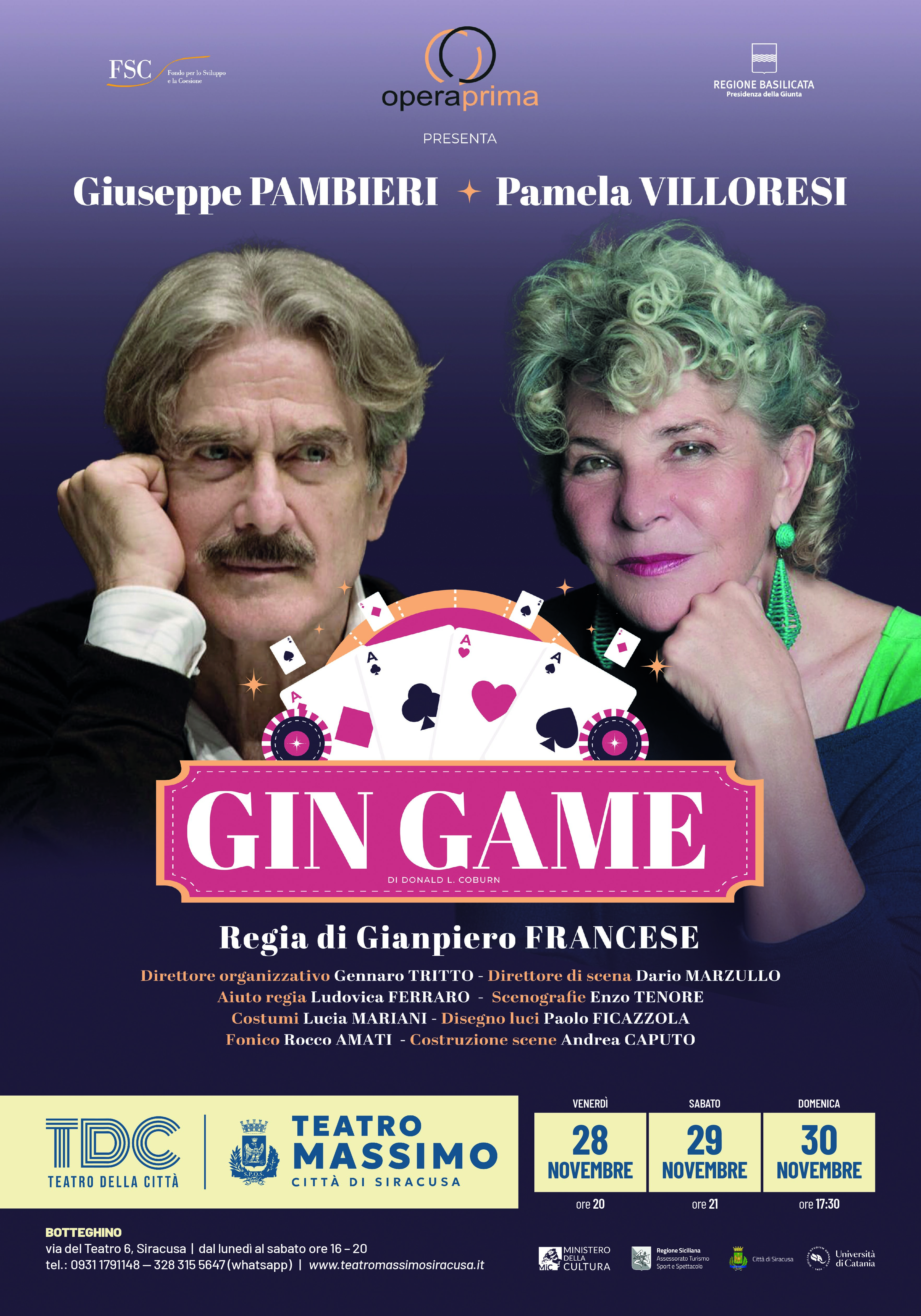 Gin Game incanta