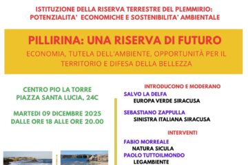 Incontro “Pillirina: Una riserva di futuro – Economia, tutela dell’ambiente