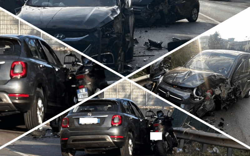 Palermo: Incidente stradale su via Messina Marine: un ferito