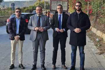 Sopralluogo sulla strada provinciale Floridia-Priolo