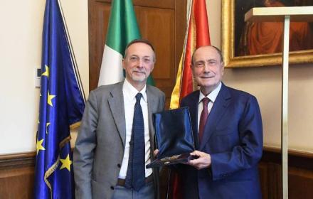 Incontro Istituzionale a Palazzo d’Orléans: Schifani Riceve il Nuovo Direttore dei Vigili del Fuoco Sicilia