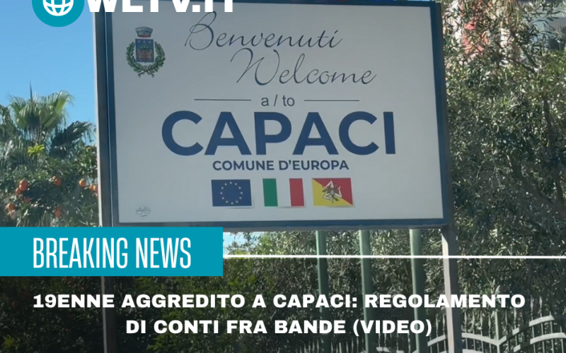 19enne aggredito a Capaci: regolamento di conti fra bande (VIDEO)