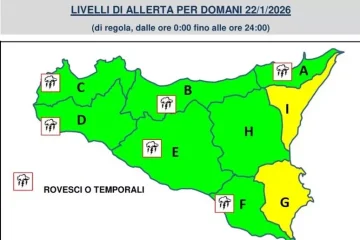 Allerta Protezione civile, Sicilia torna ‘verde’