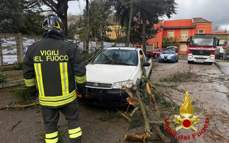 Maltempo in Sardegna, effettuati 200 interventi dai Vigili del fuoco