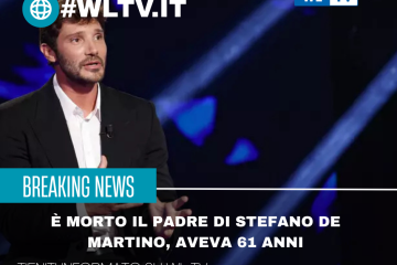 È morto il padre di Stefano De Martino, aveva 61 anni