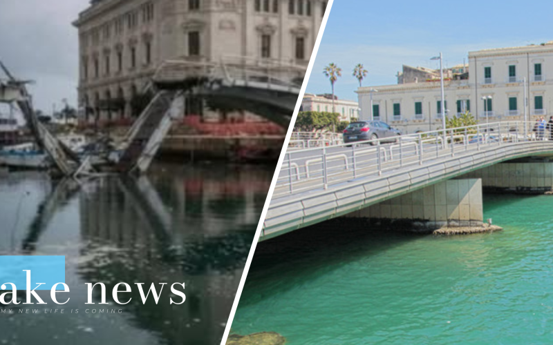 Ponte ciclopedonale crollato: fake news che fa infuriate il sindaco