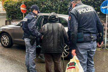 Catania ciclone Harry: poliziotti in campo