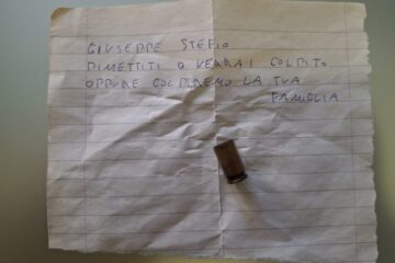 Minacce a Stefio: unanime solidarietà