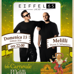 Domenica 15 febbraio gli “EIFFEL 65” accendono la notte del Carnevale di Melilli