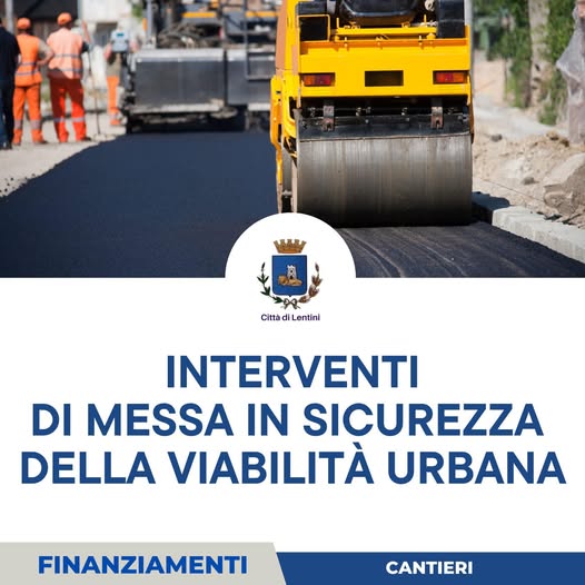 Lentini: 300mila euro per la viabilità urbana