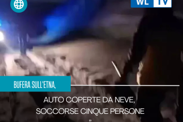 Etna, auto coperte da neve, soccorse cinque persone