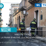 Niscemi – Vigili del fuoco, ‘la frana si muove, ci sono stati distacchi
