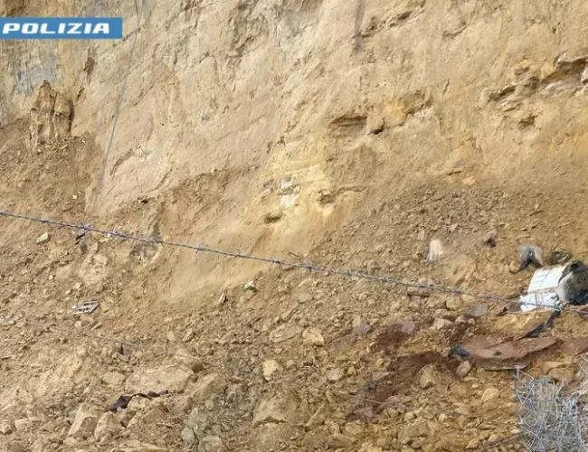 Un drone dei Nocs ha recuperato la croce di Niscemi