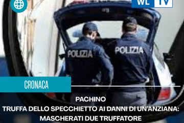 Pachino, truffa dello specchietto ai danni di un’anziana: mascherati due truffatore
