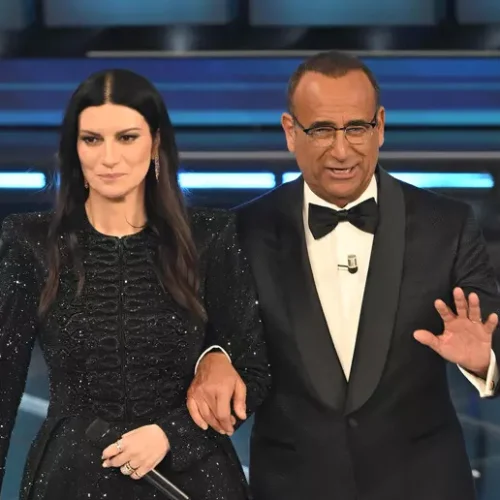 Sanremo – Pausini apre la seconda serata, stasera 15 artisti Achille Lauro co-conduttore