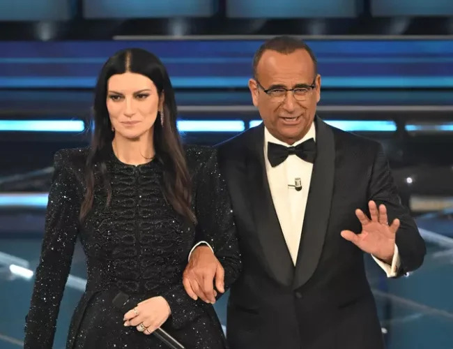 Sanremo – Pausini apre la seconda serata, stasera 15 artisti Achille Lauro co-conduttore