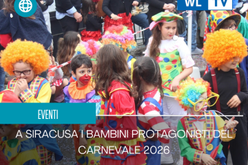 A Siracusa i bambini protagonisti del Carnevale 2026