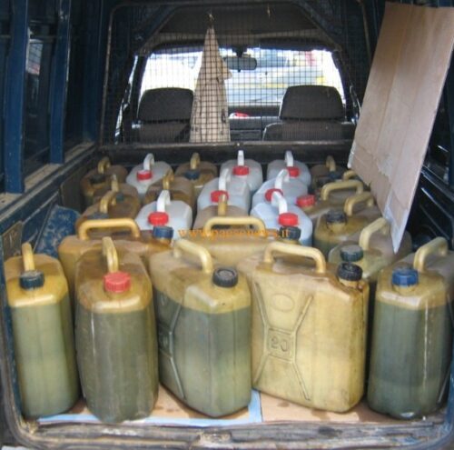 Ruba gasolio in un cantiere: denunciato