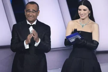 Sanremo, la finale si apre con una riflessione sull’Iran e un appello per i bambini