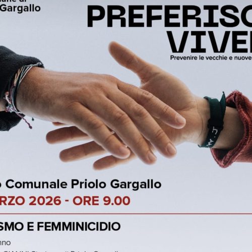 Roberta Bruzzone a Priolo per “Preferisco vivere”