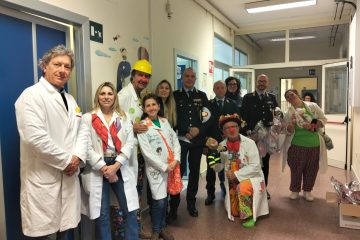 Melilli, Pasqua solidale in Pediatria, visita della polizia locale