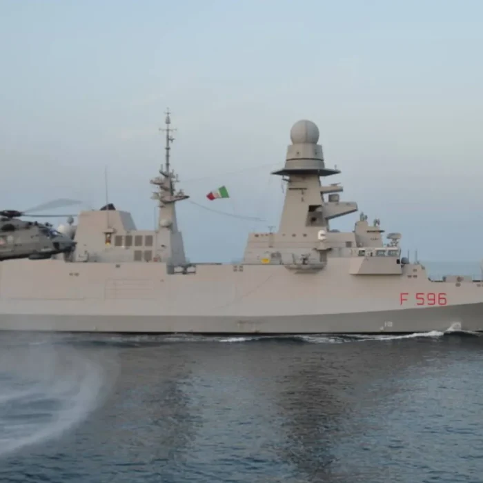 La fregata missilistica italiana parte per Cipro