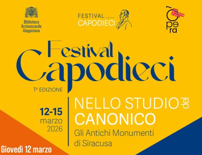 Festival Capodieci a Siracusa