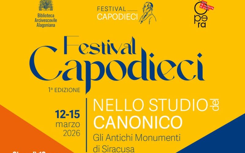 Festival Capodieci a Siracusa
