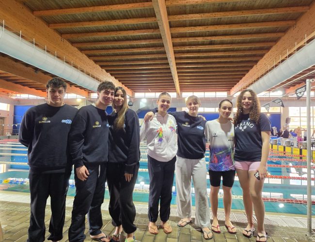 Nuoto, 13 medaglie per la Ssd Sun Club ai Campionati Regionali