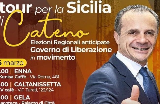 Al via il tour di presentazione del “Governo di Liberazione” di Cateno De Luca