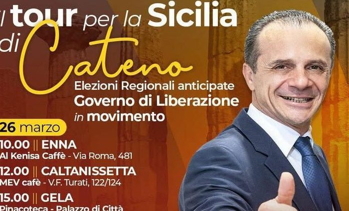 Al via il tour di presentazione del “Governo di Liberazione” di Cateno De Luca