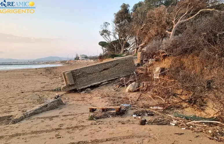 Mareamico, sulla spiaggia di Agrigento l’erosione avanza