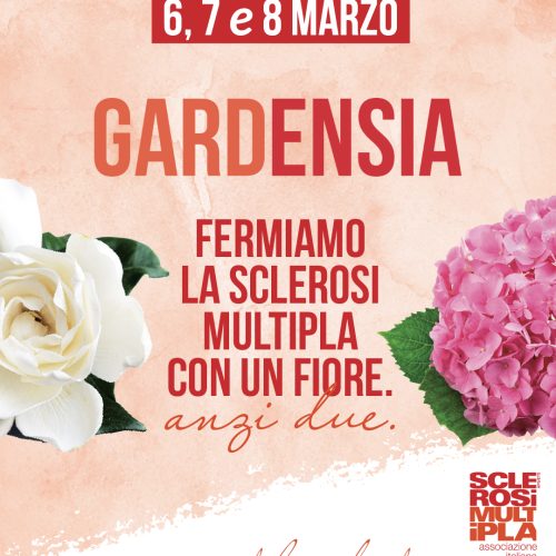 Fermiamo la sclerosi multipla con un fiore-Anzi due: gardenie e ortensie