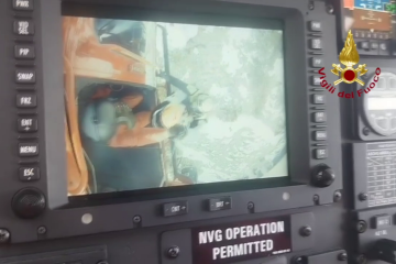 Monte Pasubio: recuperati con elicottero due giovani escursionisti (Video)