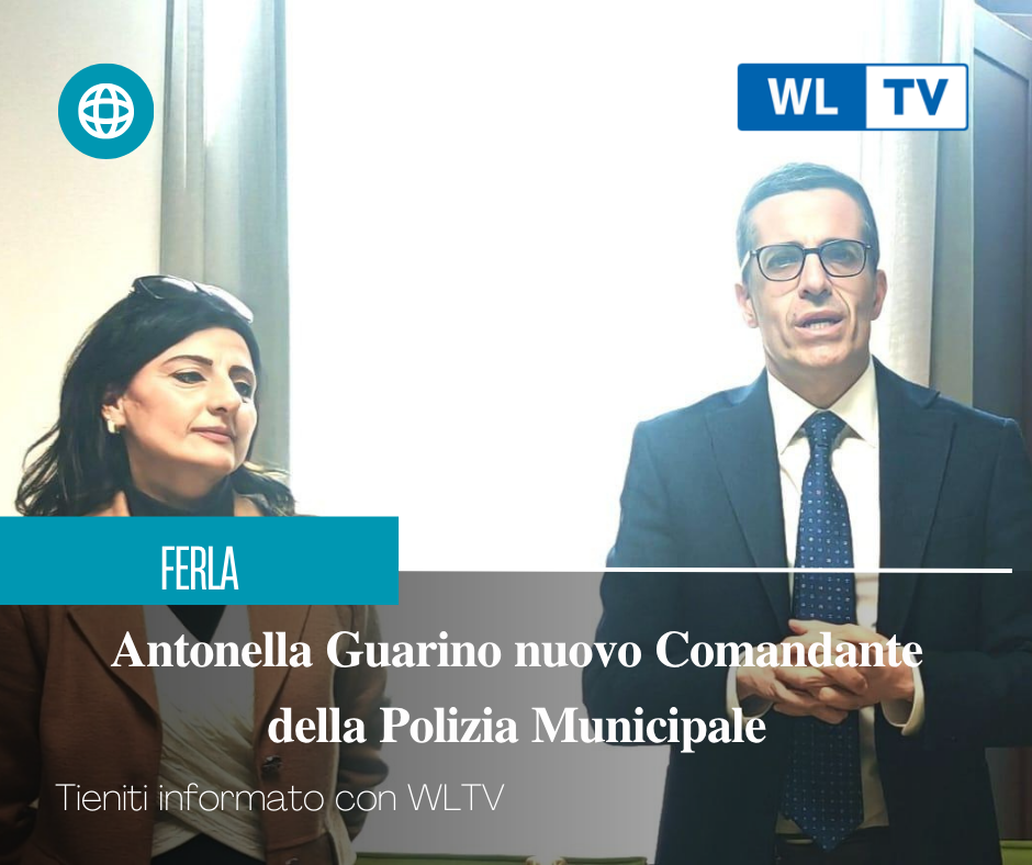 𝐀𝐧𝐭𝐨𝐧𝐞𝐥𝐥𝐚 𝐆𝐮𝐚𝐫𝐢𝐧𝐨 𝐧𝐮𝐨𝐯𝐨 𝐂𝐨𝐦𝐚𝐧𝐝𝐚𝐧𝐭𝐞 𝐝𝐞𝐥𝐥𝐚 𝐏𝐨𝐥𝐢𝐳𝐢𝐚 𝐌𝐮𝐧𝐢𝐜𝐢𝐩𝐚𝐥𝐞 𝐝𝐢 𝐅𝐞𝐫𝐥𝐚.