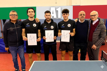 Il Città di Siracusa per la sesta volta in serie A1 di tennistavolo