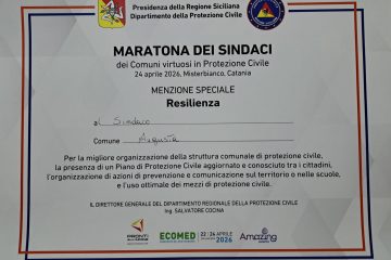 Augusta premiata come comune virtuoso in protezione civile. Di Mare “riconoscimento per tutti i volontari.”