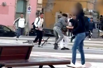 Pasquetta di mazzate a Vittoria (Video)