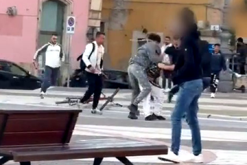 Pasquetta di mazzate a Vittoria (Video)