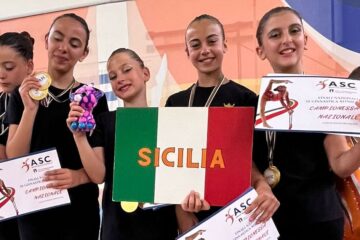 Priolo Gargallo – Doppio oro nazionale per la ginnastica ritmica