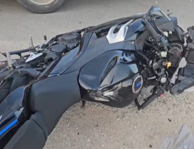 Pachino-Noto: scontro tra auto e moto, due feriti (Video)
